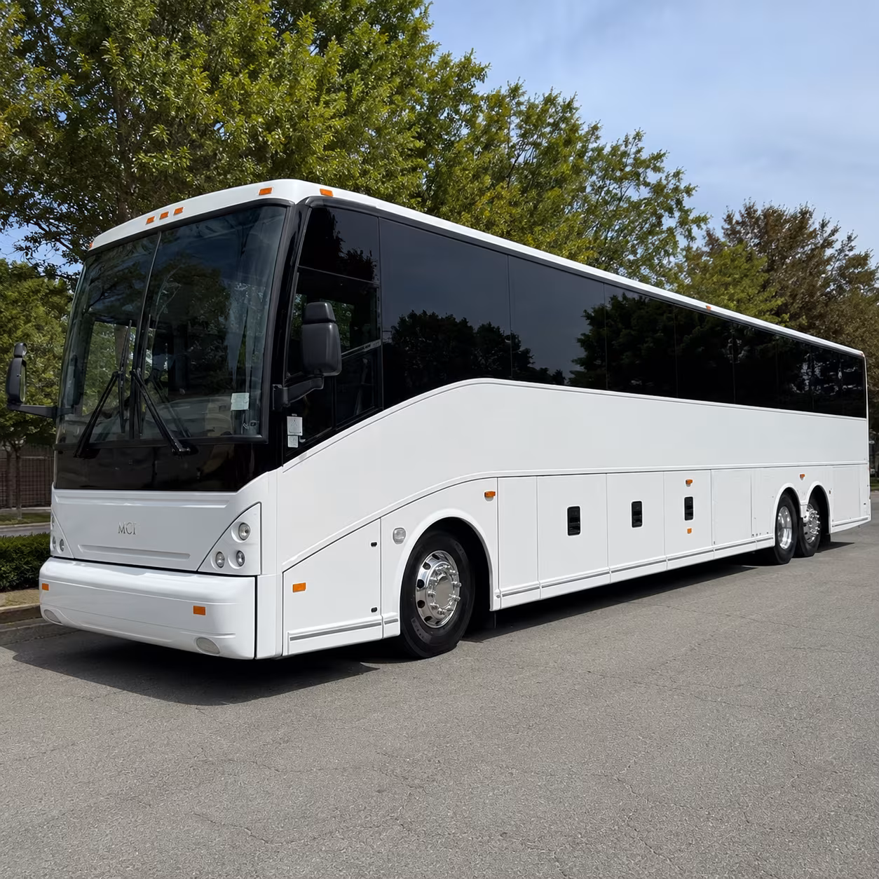 montgomery charter bus services exterior