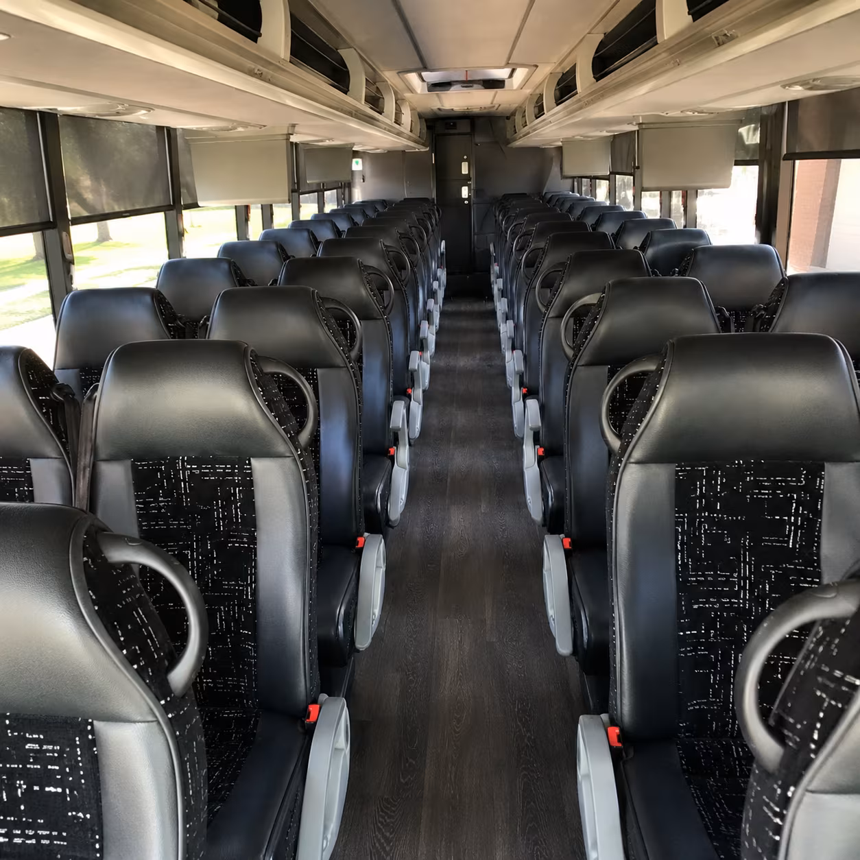 montgomery charter bus services interior